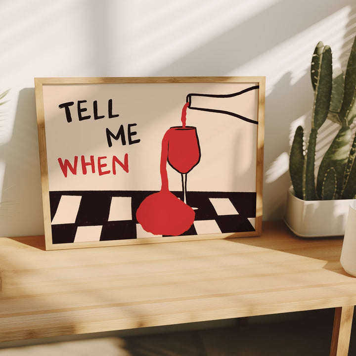 Home Cooking Kitchen - Affiche murale en toile Vintage «
