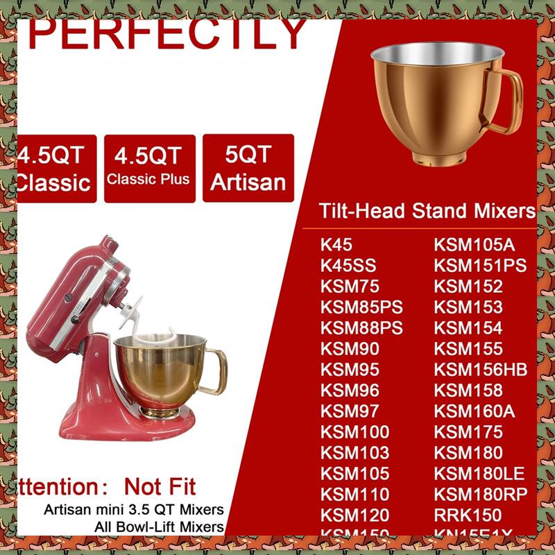 Kitchenaid Mixer Artisan 5Qt - ABLQ – bol mélangeur en acier