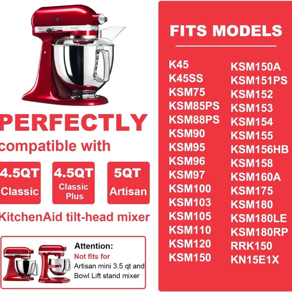 Bol mélangeur 4.5-5 QT en acie - Kitchenaid Mixer Artisan 5Qt avis et prix