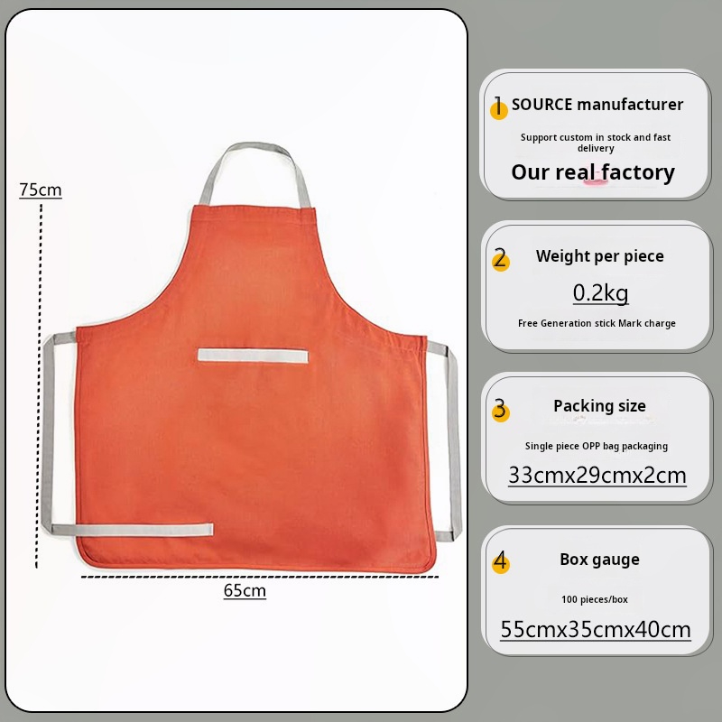 Tablier en toile réglable avec - Home Cooking Service avis et prix