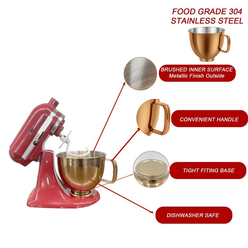 Bol mélangeur en acier inoxyda - Kitchenaid Mixer Artisan 5Qt avis et prix