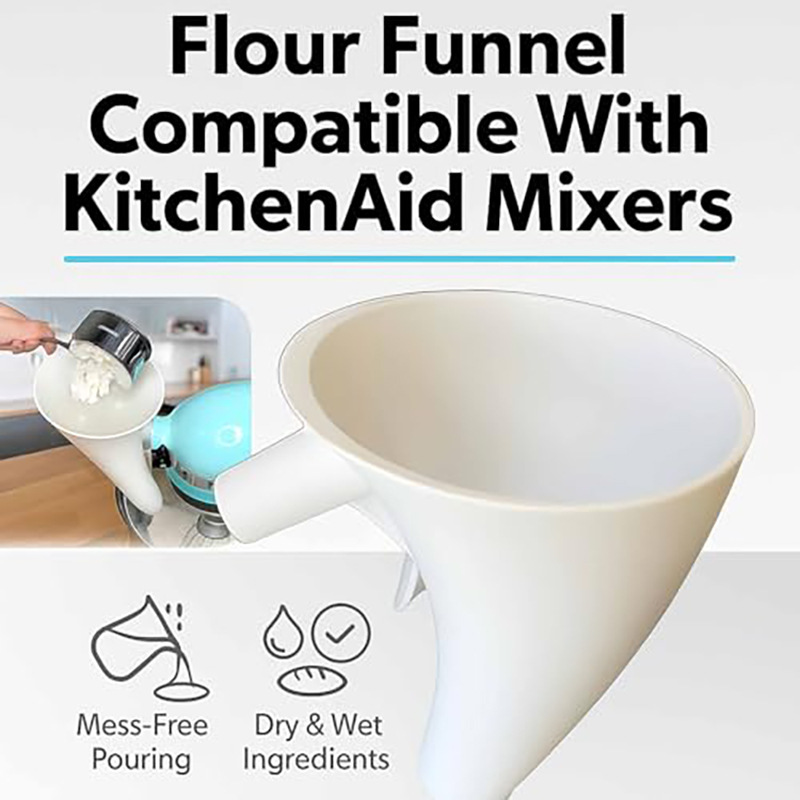 1 entonnoir à farine de couleu - Kitchenaid Mixer Artisan 5Qt avis et prix